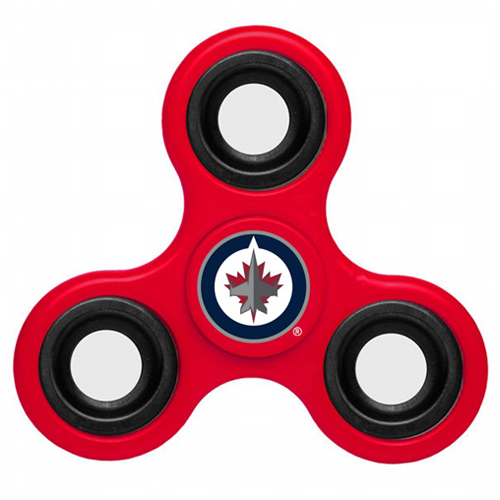 NHL Winnipeg Jets 3 Way Fidget Spinner A103 - Red